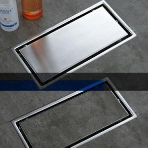 New Style Rectangle Bathroom Stainless Steel Shower Floor Drain