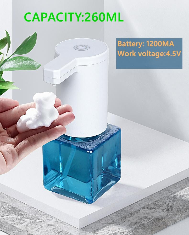 2020 Hot Selling Rechargeable Fashion Design Automatic Touchless Hand Sanitizer Dispenser Kitchen Hand Free Soap Dispenser