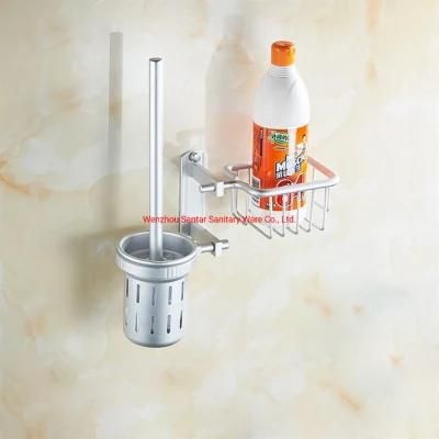Cheap Stainless Steel Standing Paper Holder Toilet Brush with Holder