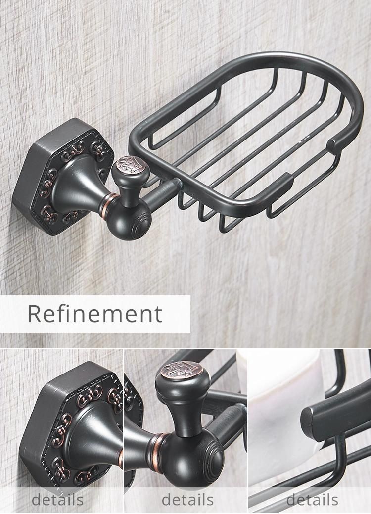Flg Oil Rubbed Bronze Bath Wall Mounted Soap Dishes/Soap Net