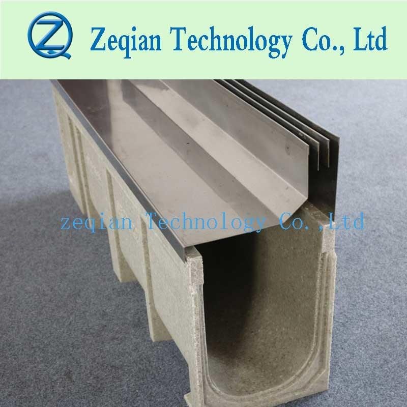 Galvanize Steel Slotted Polymer Edge Drainage Trench Channel for Rain Water