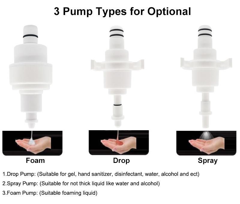 Office School Automatic Touchles Soap Liquid Soap Gel Hand Sanitizer Dispenser Stand with Sensor