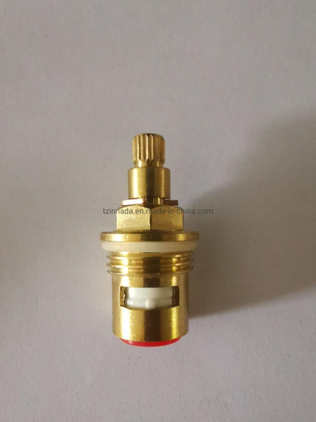 Bathroom Brass Valve Faucet Cartridge, Ceramic Valve Cartridge for Taps