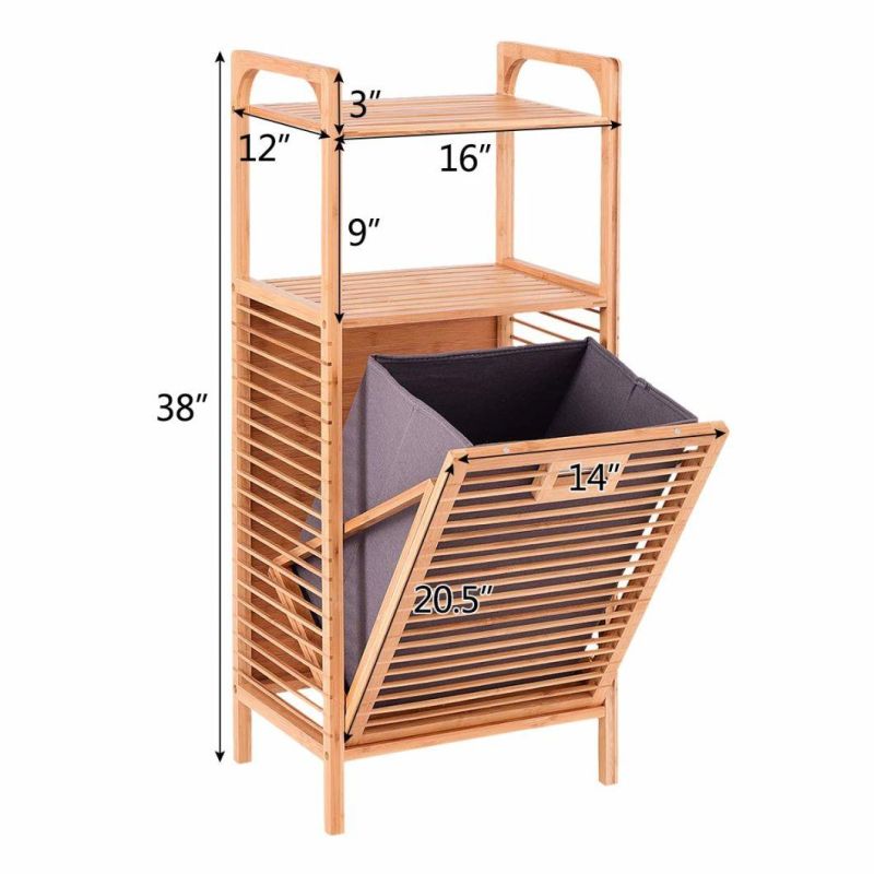 Bamboo Clothes Hamper