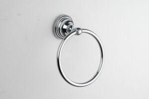 Bathroom Wall Mounted Zinc Towel Ring (JN177132)