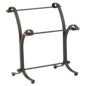 Metal Black Hand Towel Vintage Rack Holder