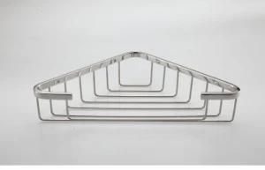 Storage Shower Basket Shelf Corner Shelf Shower with Plated