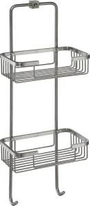 Stainless Steel Bathroom Shower Caddy Basket with Suction Cup