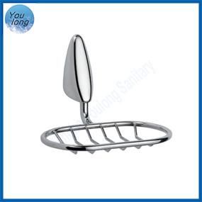 Hot Selling Bathroom Accessory Sets Soap Basket with Metal Base Shower Soap Dish Soap Holder