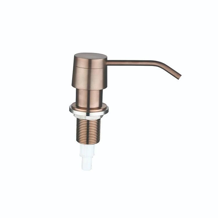 Golden 500ml 304 Stainless Steel Hand Liquid Soap Dispenser for Kitchen Sink Soap Dispenser