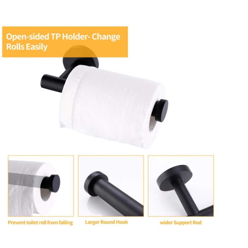 Stainless Steel Toilet Tissue Paper Roll Towel Plate Holder Steel Kitchen Towel Paper Holders SUS304 Bathroom Accessories