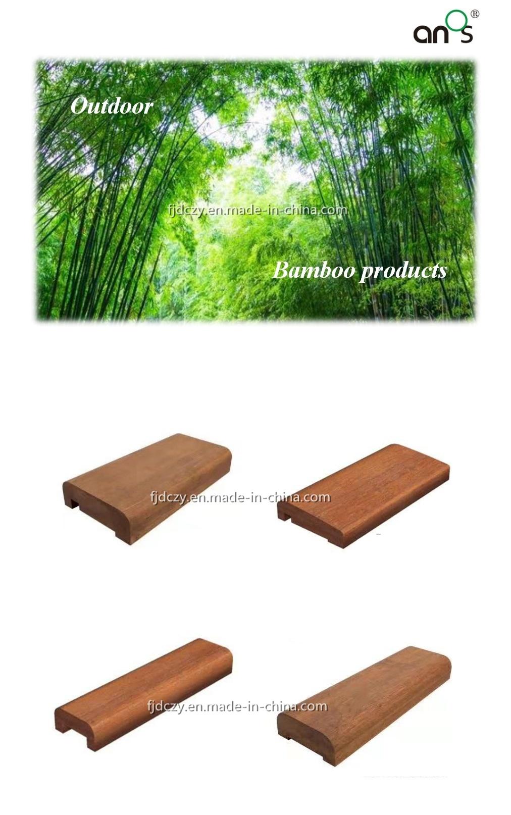 Eco-Friendly Outside Bamboo Grab Rail Handrail Guardrail Railing for Safety