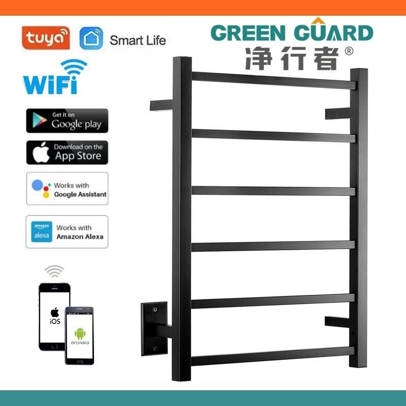 WiFi Towel Heater Rails Smart Towel Warmer Racks Tuya APP Remote Control Towel Heater Rails