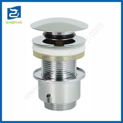 Brass Chrome Shaft 60 mm Drain Valve 1.1/4 Without Overflow