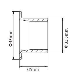 B-LS04-CP Nickel Plated Brass Sink Drain