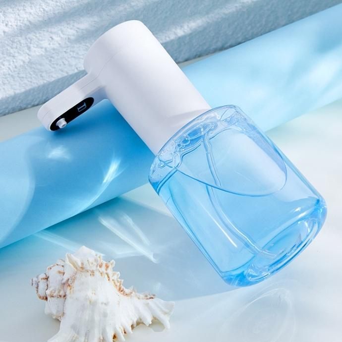 Touchless Soap Dispenser, 450ml Automatic Foaming Soap Dispenser with RGB Colorful Light, Auto Soap Dispenser for Bathroom Kitchen Toilet Office Hotel