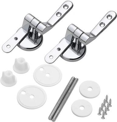 High Quality Chrome Finish Zinc Alloy Hinges for Toilet Seat