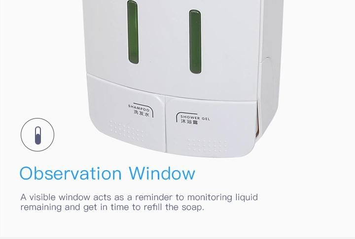 Wall Mounted Shower Hand Sanitizer Gel Soap Dispenser
