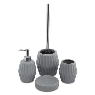 Luxury 4 PCS Ceramic Accessories Household Hotel Bathroom Set