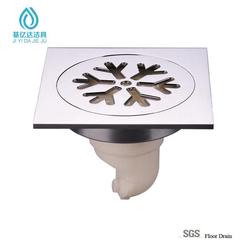 High Quality Square Bathroom Brass Floor Drain