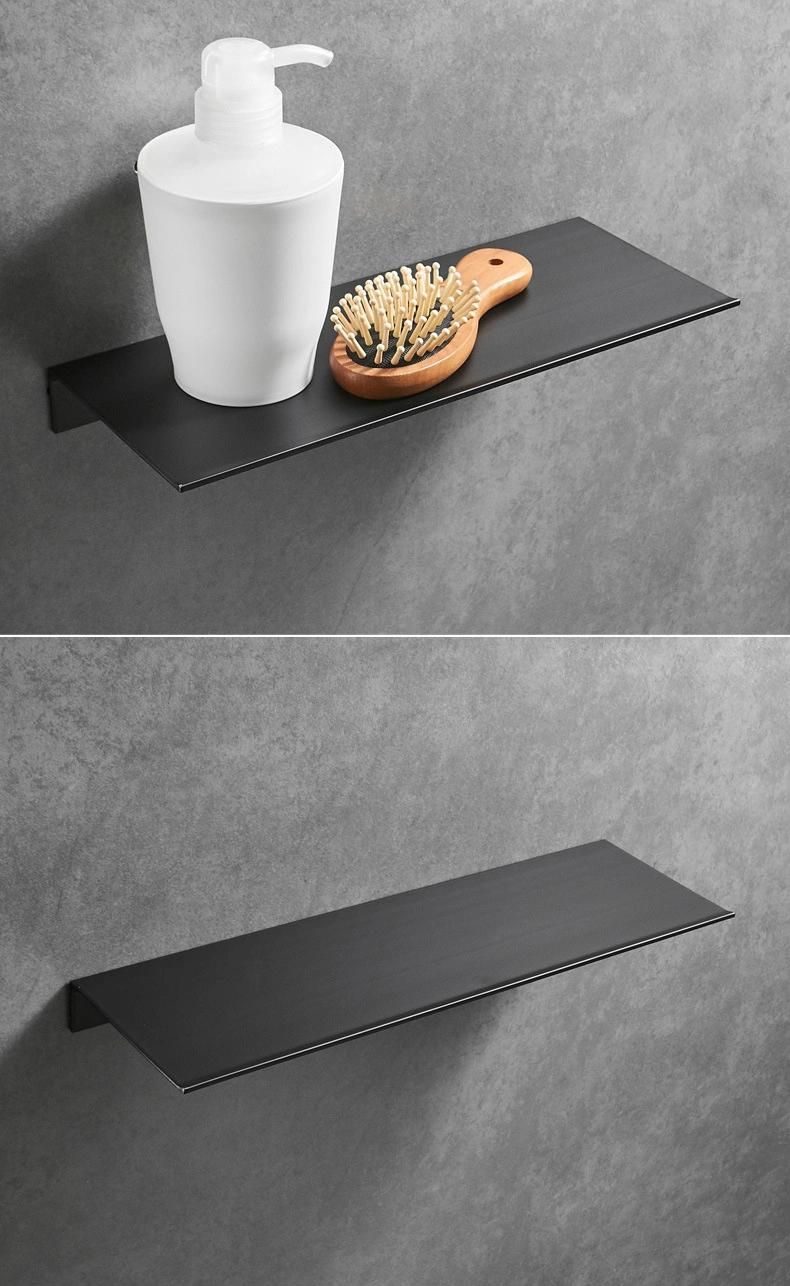 Modern Bathroom Shelves Kitchen Shelf Black