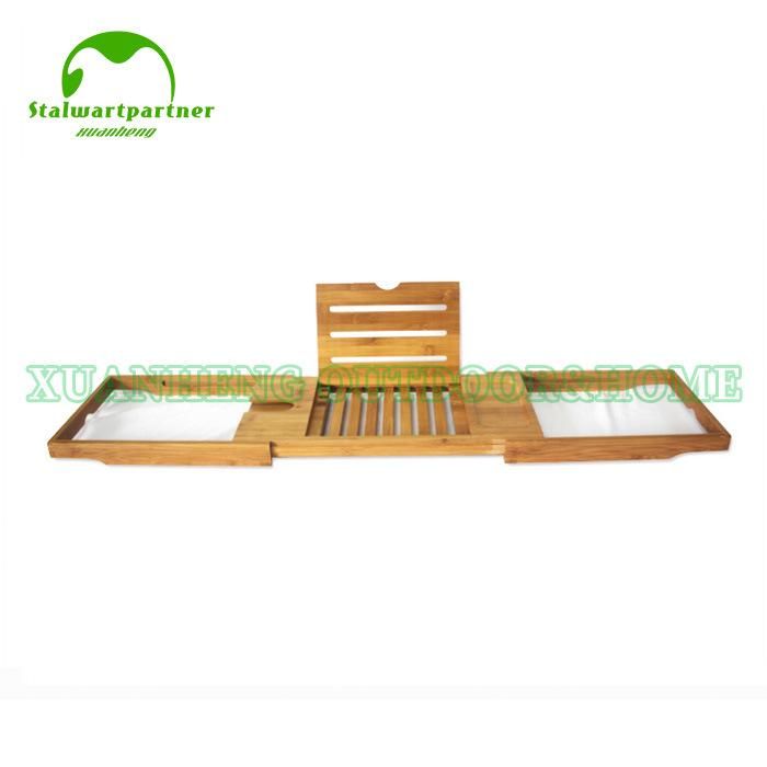 Adjustable Bamboo Bathtub Caddy Tub