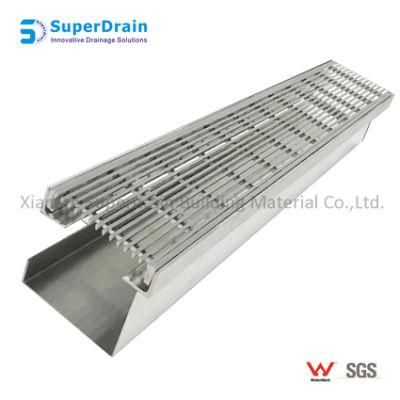 Sdrain Thresholds Invisible Drain for Balcony Against The Sliding Door