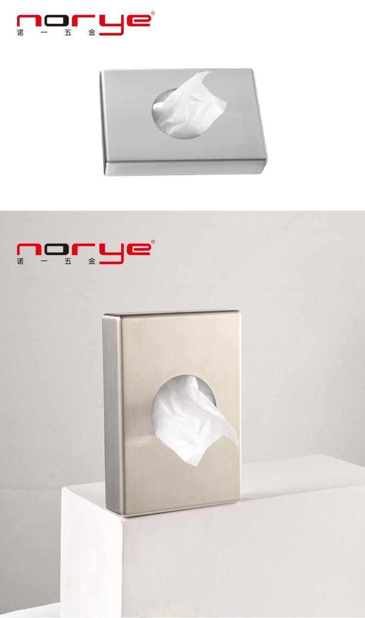 Bathroom Accessories Bag Box Dispenser for Toilet Stainless Steel 304