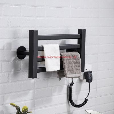 304 Stainless Steel Wall Mounted Black Paint Bathroom Accessories Set