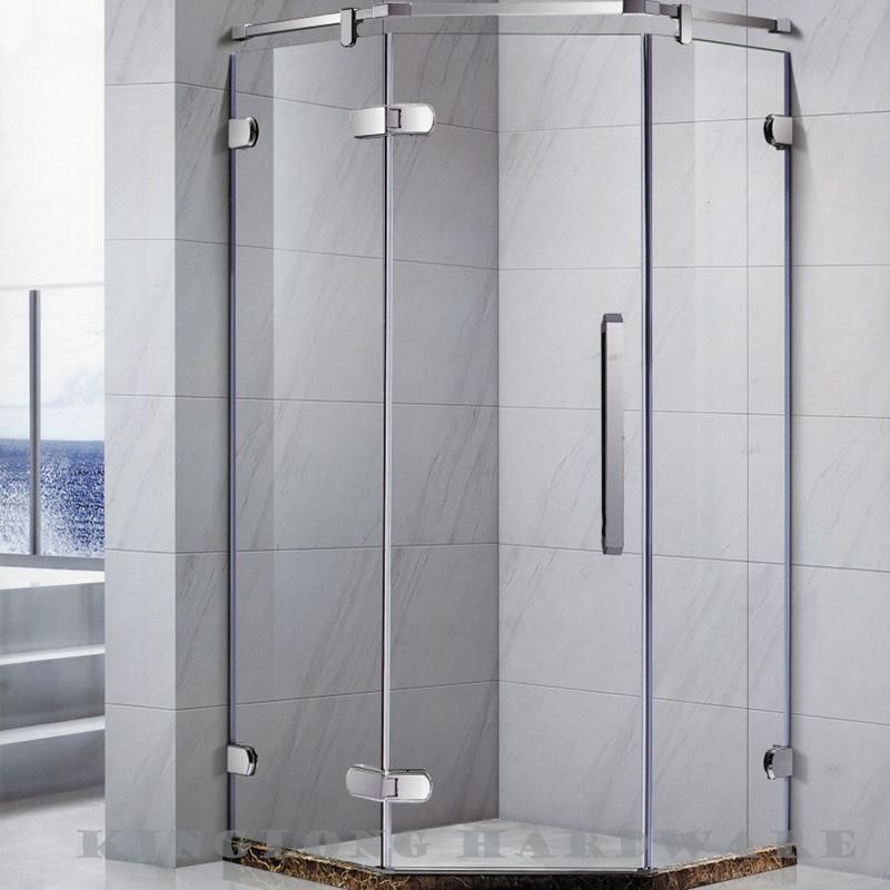 New Design Bathroom Glass Door Fitting Frameless Sliding Shower Hinge Glass Door Accessories Set