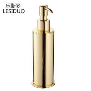 Brass Gold Plated Soap Dispener