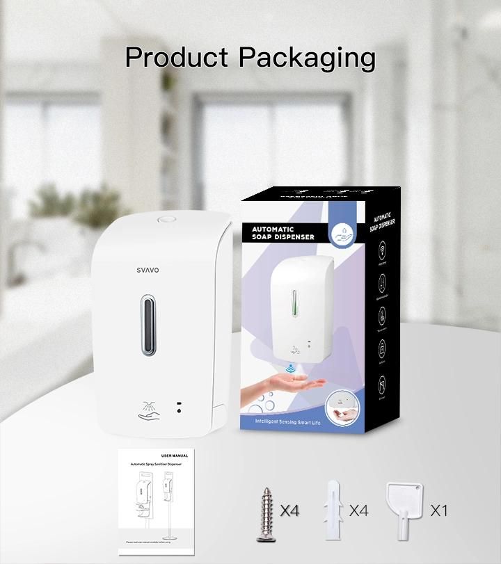 Touchless Sensor Spraying Hand Antibacterial Sanitizer Liquid Dispenser