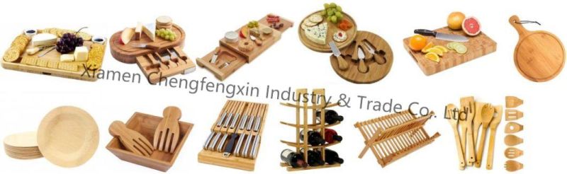 Bamboo Counter Top Organizer Makeup Holder