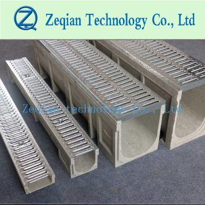 Polymer Concrete Drain Trench/Drain Channel with Stainless Steel Cover