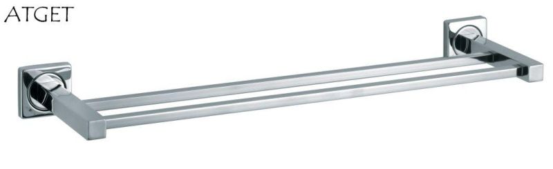 Ax22-262 Stainless Steel Bathroom Accessories Double Towel Bar