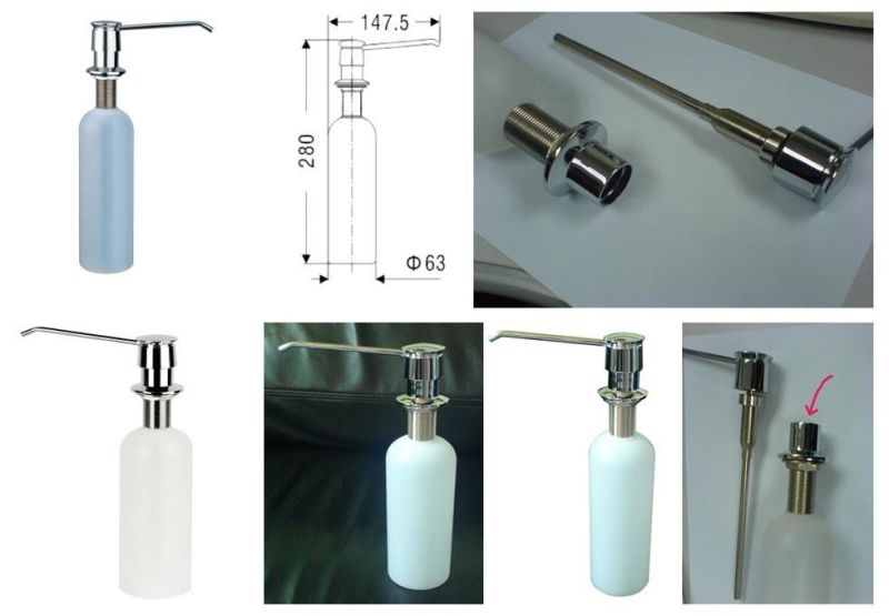 Counter Top Receessed Soap Dispenser for Commerical Building