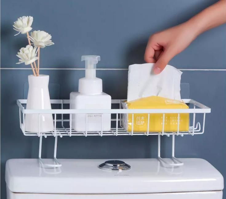 Home Bathroom Toilet Storage Rack Bathroom Shelf Organizer Shelf