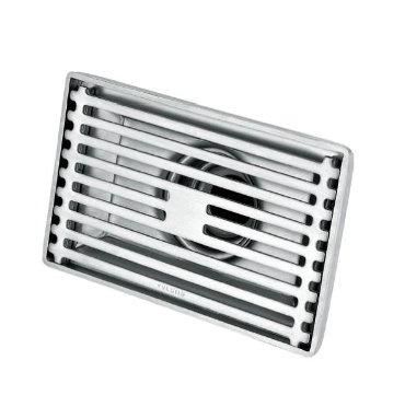 Stainless Steel Floor Drain Shower Grate Square Bathroom Tile Insert Drain