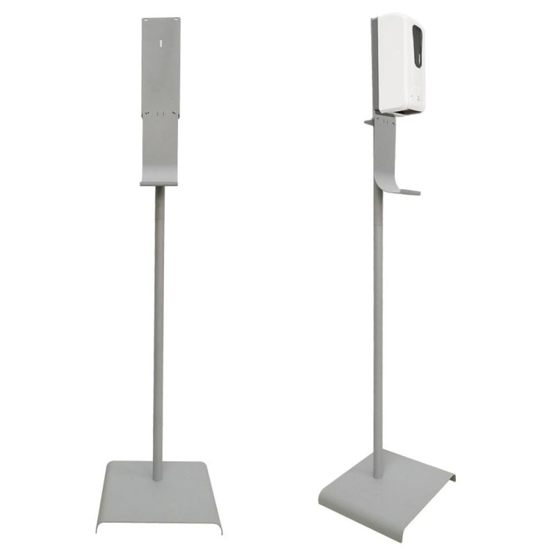 Metal Floor Stand Bracket for Touchless Liquid Automatic Soap Smart Hand Spray Disinfectant Sanitizer Dispenser