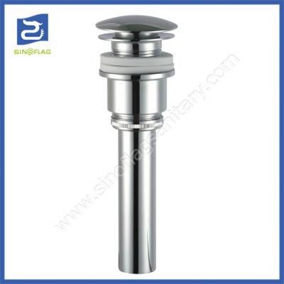 High Quality Brass Big Cap Siphon Sink Pop up Trap Waste Basin Drain