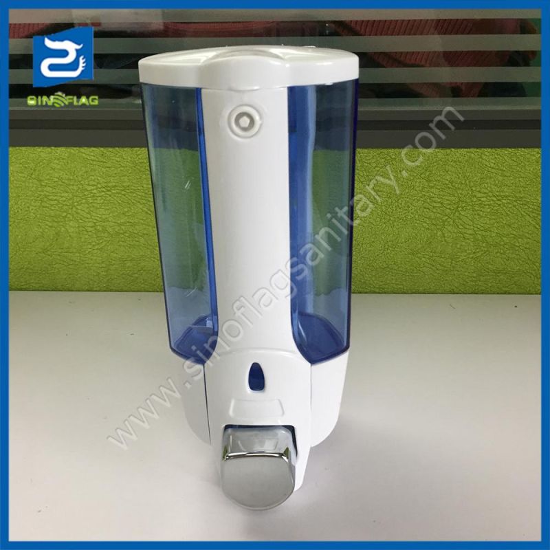 Plastic Manual Hand Washing Liquid Wall Soap Dispenser for Hotel