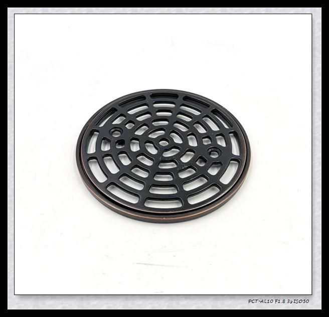 Orb Surface 4" Round Shower Drain Made of Zinc Alloy