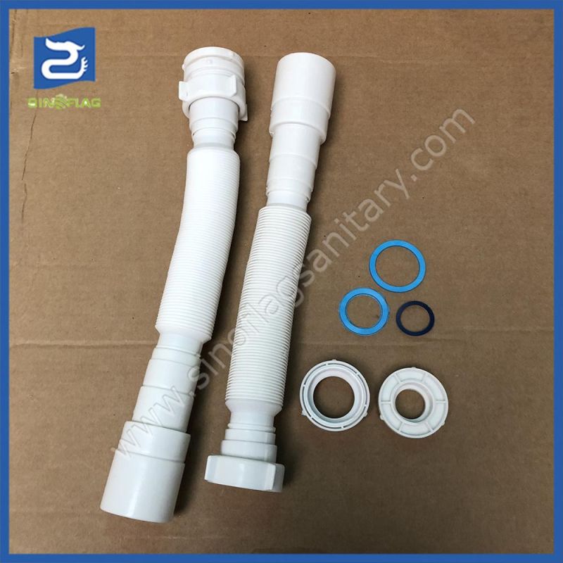 1.1/2, 1.1/4, 7/8 Flexible Washbain Pipe Hose Sink Siphon