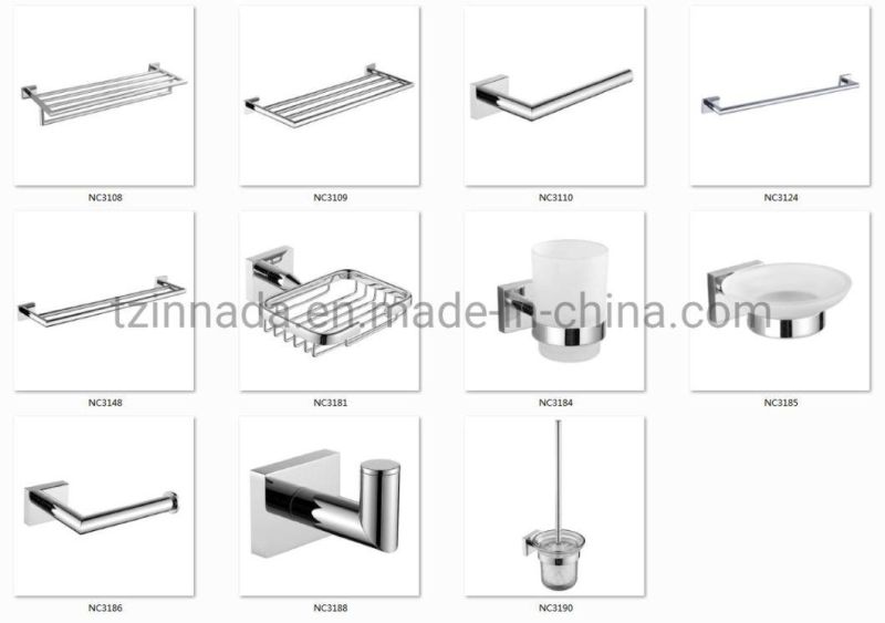Wall-Mounted Chrome Plating Brass Single Tumbler Holder (NC3184)