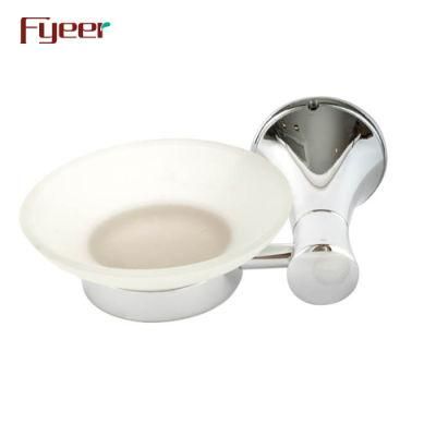 Fyeer Bathroom Accessory Brass Soap Dish Holder