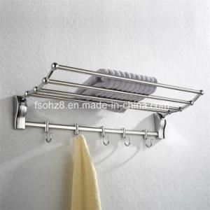 Removable Towel Shelf and Hooks for Hotel Bathroom (820)
