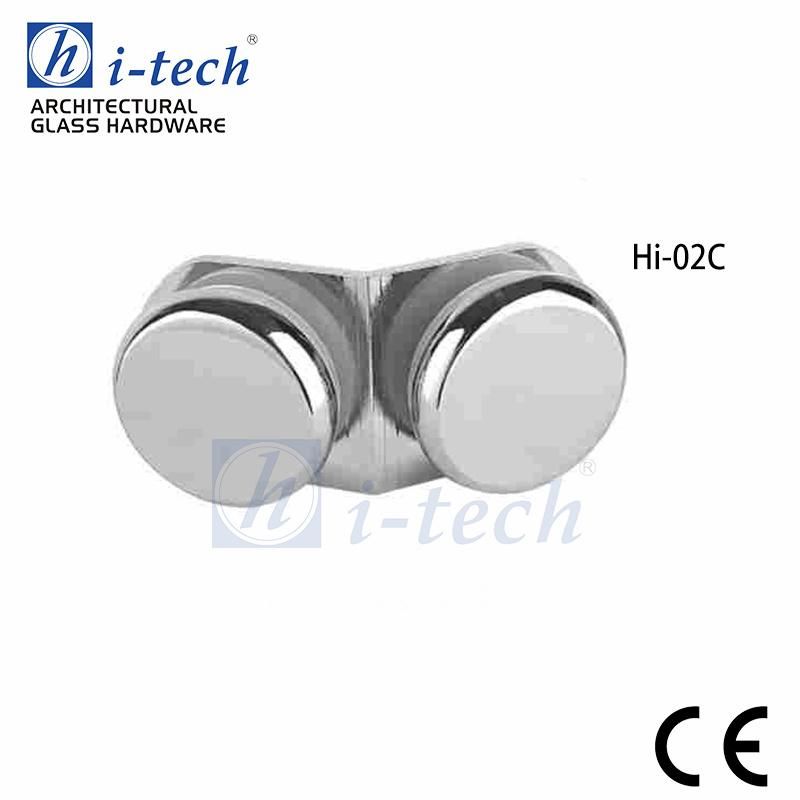 Hi-02c 135 Degree Hot Selling Glass Clip Aaaceeory for Frameless Bathroom