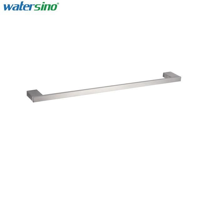 Bathroom Accessories Stainless Steel 304 Brushed Square Towel Bar