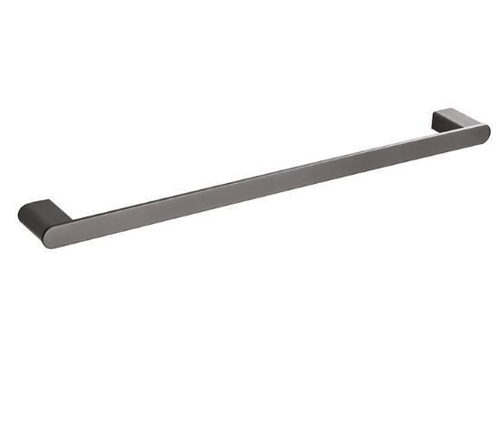 Gun Grey 304 Stainless Steel Towel Rack Towel Single Pole Bathroom Hardware Pendant