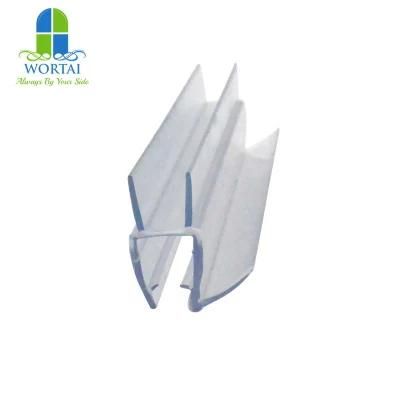 High Quality PVC Plastic Profile Shower Door Bottom Rubber Seal Strip